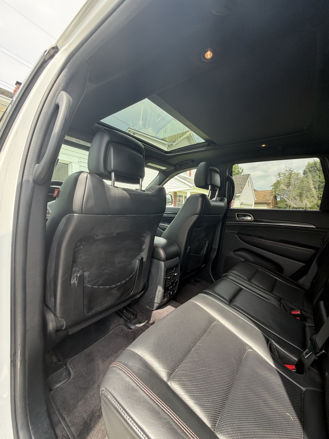 Jeep rear seating before detailing